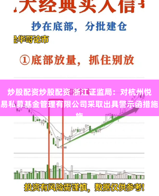 炒股配资炒股配资 浙江证监局：对杭州悦易私募基金管理有限公司采取出具警示函措施